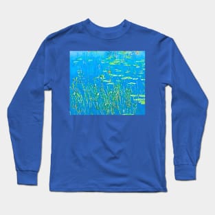 Water Lily print Long Sleeve T-Shirt